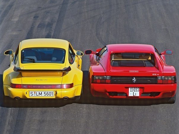 Porsche 911 Turbo 3.6 & Ferrari 512TR