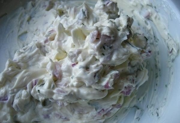 Бутербродный торт с копченым лососем и мягким сыром. Красивый и невероятно вкусный праздничный ... - 4