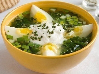 Овощной супчик с яйцом.43 ккалИнгредиенты:Зелень: петрушка, зеленый лук, сельдерейБолгарский ...