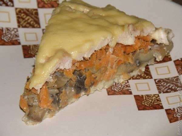 Куриный пирог с овощами: сбалансированно и вкусно! .на 100грамм - 89.41 ккалБ/Ж/У - ...