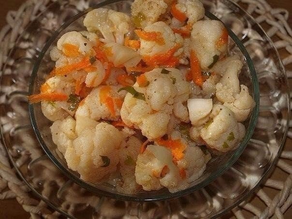 Цветная капуста по-корейски — очень вкусное диетическое блюдо .Если Вы любите корейские салатики ...