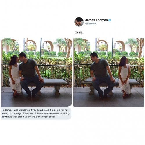 Очередной фотошоп-троллинг от Джеймса Фридмана.Джеймс Фридман (James Fridman) — остряк и ... - 6