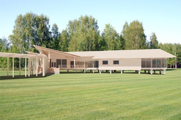 ТОП-9 необычных жилых домов Подмосковья.1. Дом-магнитофон в Горках-10. В 2003 году архитектор ... - 4