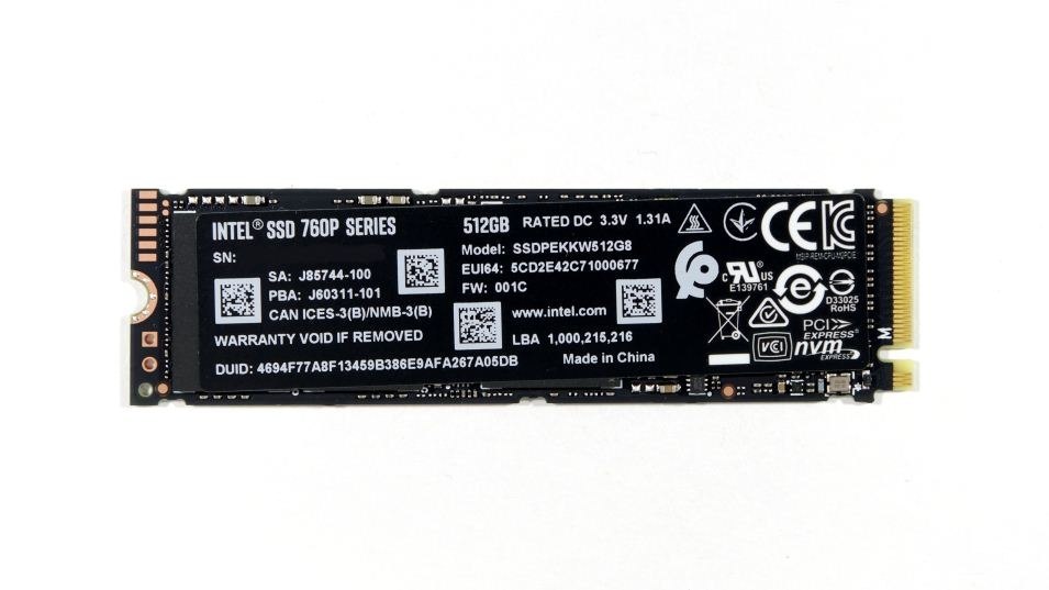   SSD Intel 760p  M.2   NVMe   $74. Intel ... - 5