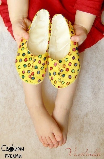 Шьём тапочки