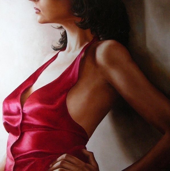Женская красота от художницы Annick Bouvattier.#настроение@ican