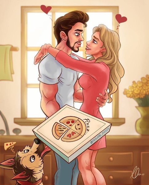 Смешные иллюстраций о семейной жизни.Автор: crislane_passos (Инстаграм)#настроение@ican - 4