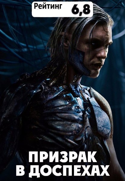 Призрак в доспехах (2017).Жанр: фантастика, боевик, триллер, драма, криминал, детектив ...