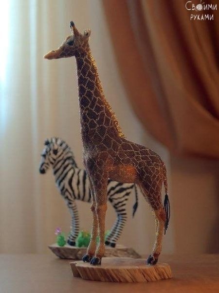 Животные из бисера