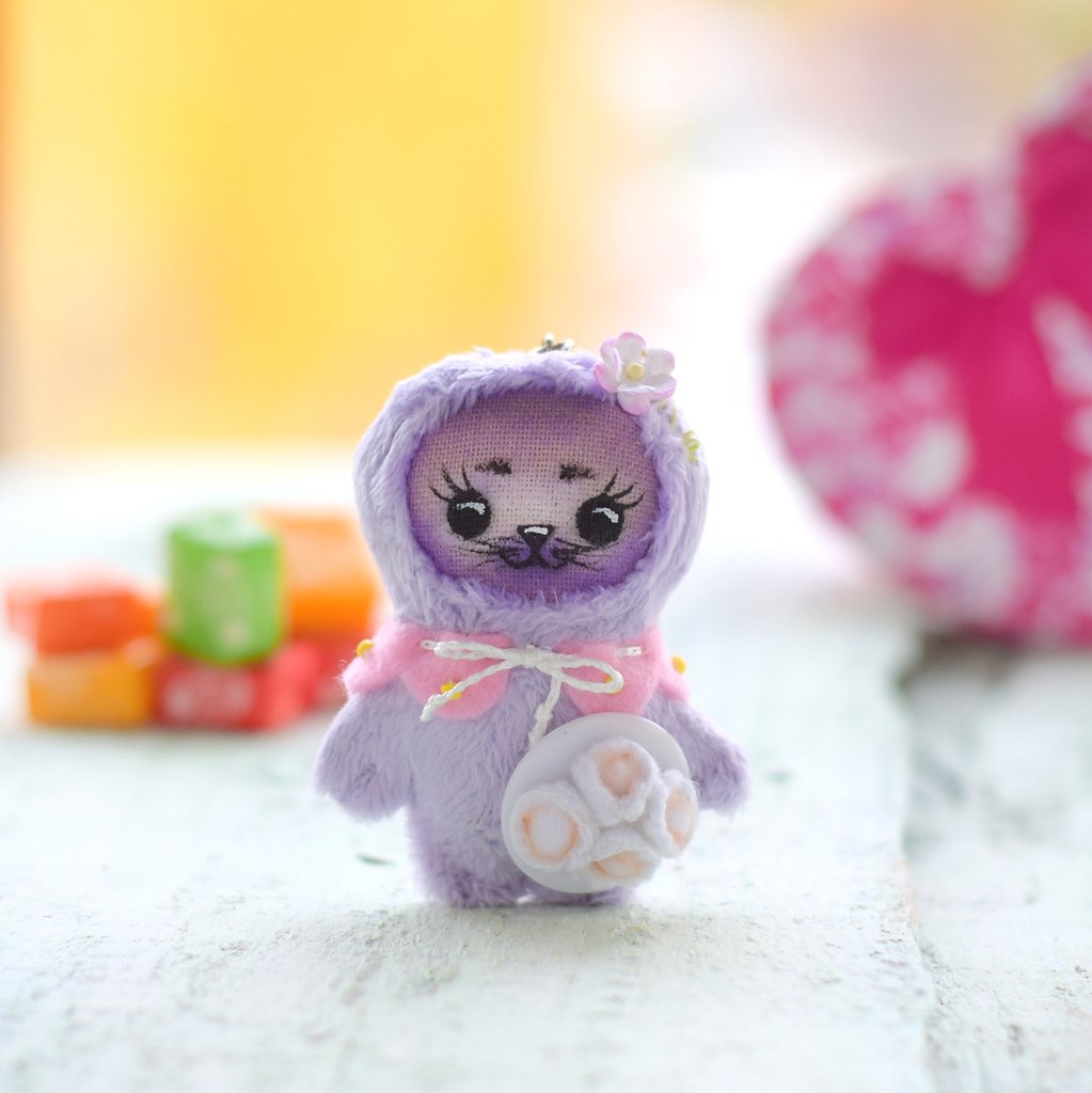 #игрушки@fan_handmade.Очаровательные плюшевые брелочки зверушки ручная работа - 4