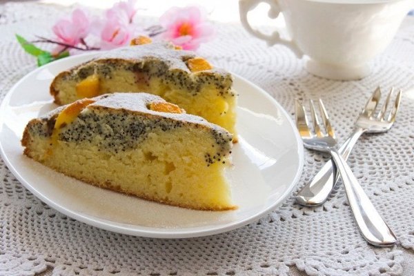 Пирог с маком и персиками.Ингредиенты:Масло сливочное (размягченное) — 250 гСахар — 160 гЯйца ...