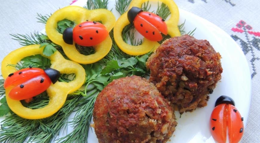Гречневые тефтели с грибами.Постная еда может быть и вкусной. Эти тефтельки тому ...