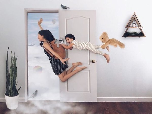 Креативная мама превращает фотографии своих детей в волшебные приключения.#настроение@ican - 6
