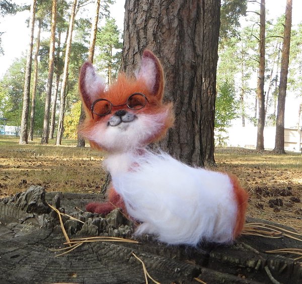 #игрушки@fan_handmade.Здравствуйте Вот такой деловой лисенок у меня появился Очеееень доволен ... - 2