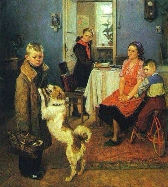 Эта картина нe для детей написана. Она написана для взрослых. Чтобы они увидели, чтo так ребёнка ...