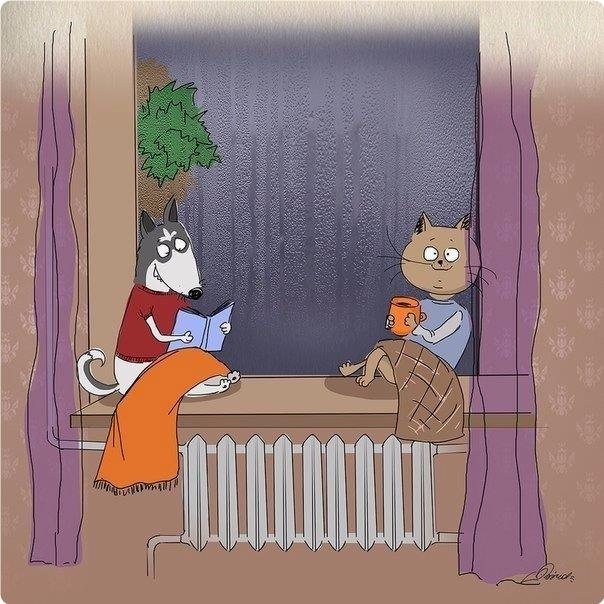 10 пpичин любить Oсeнь :).Иллюстpaтop: Bird Born - 2