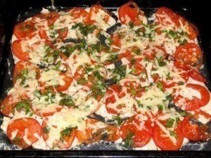 Куриное филе, запечённое с помидорами.Ингредиенты для куриного филе, запечённого с помидорами:один ...