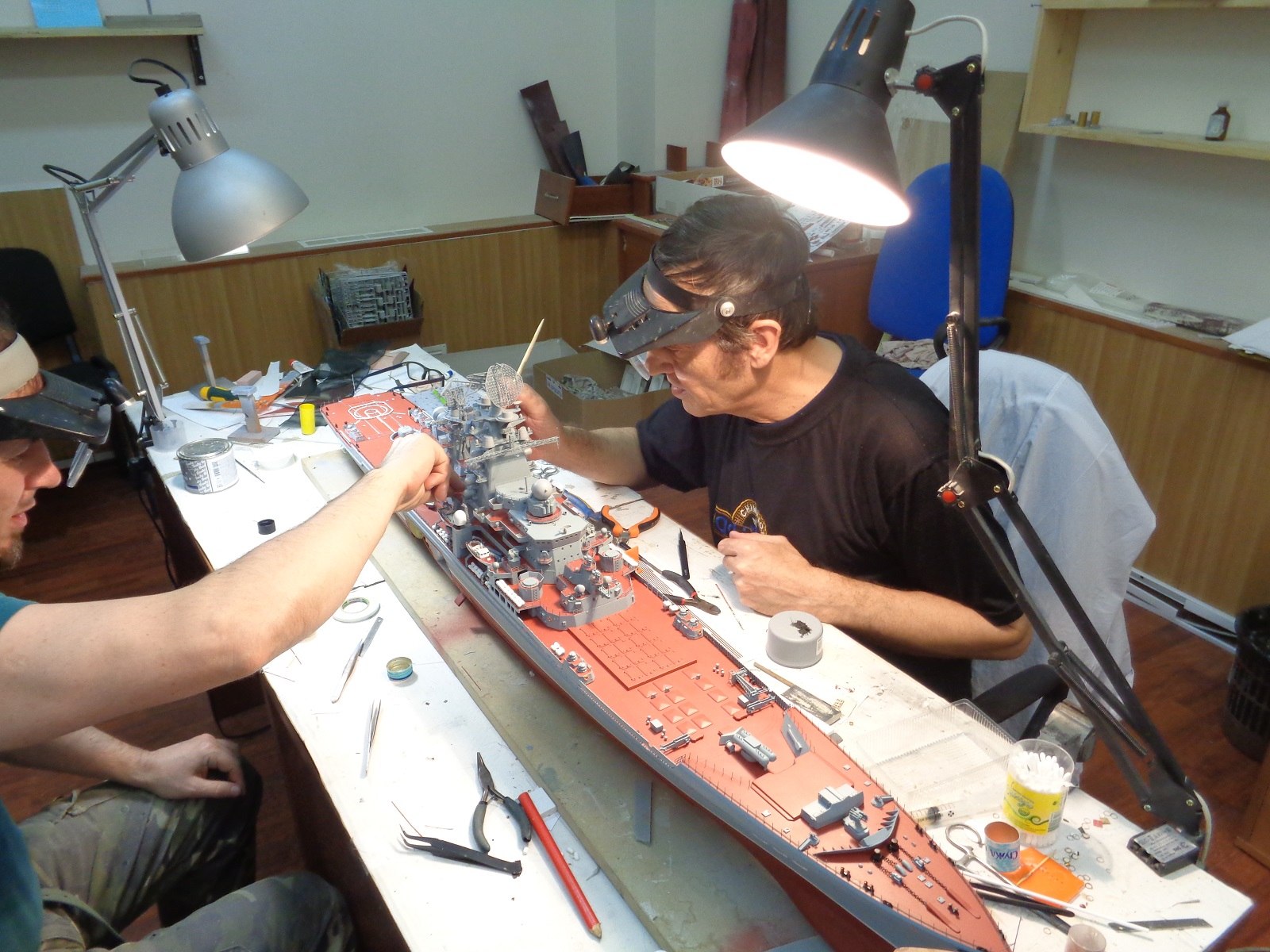 Вот так идёт работа над моделью - копией