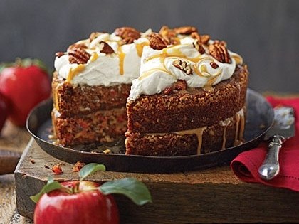 UTC+9 Sapporo, Japan, Indonesia.Apple-Pecan Carrot Cake Recipe - Apple-Pecan Ingredients 2 1/3 cups ...