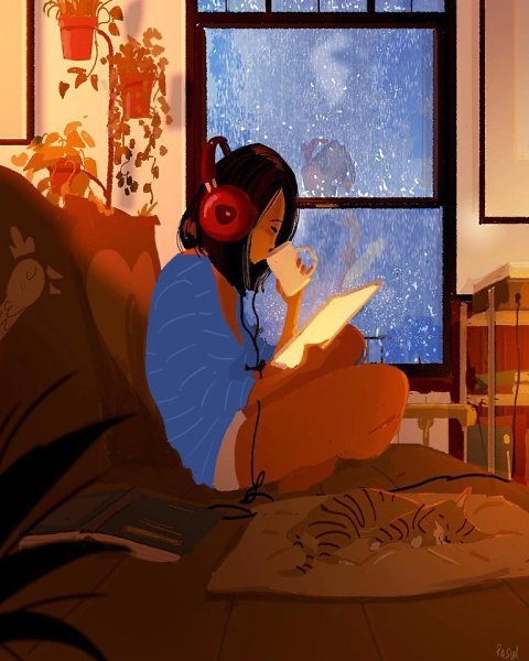 Художник Pascal Campion рисует жизнь своей семьи и каждой работой доказывает, что счастье — в ... - 4