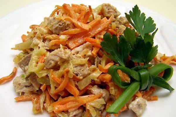 Салат с мясом
