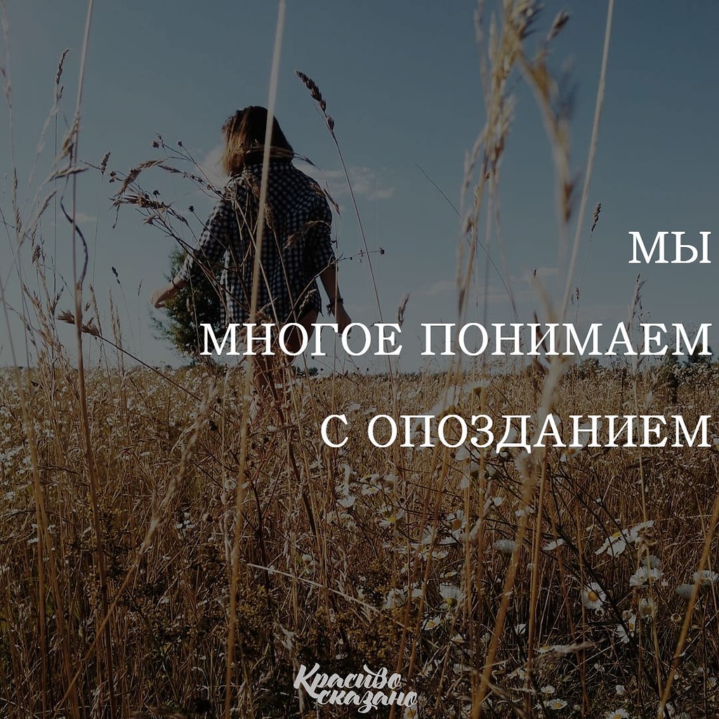 Как много я не понимал. Красиво сказано. Мы понимаем многое но с опозданием. Многое поняла но только с опозданием. Поняла многое цитаты.