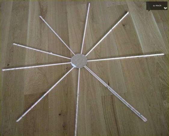 Вазочка из газетных трубочек - 2