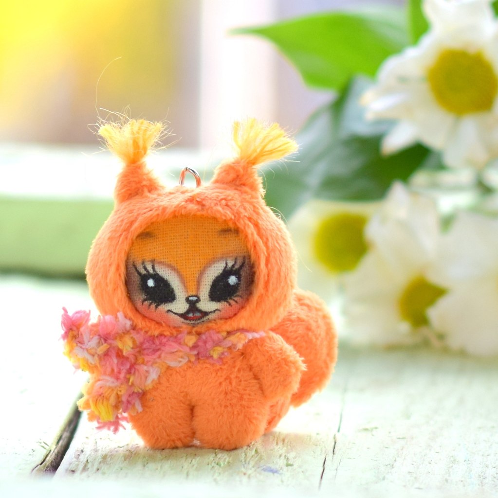 #игрушки@fan_handmade.Очаровательные плюшевые брелочки зверушки ручная работа - 2