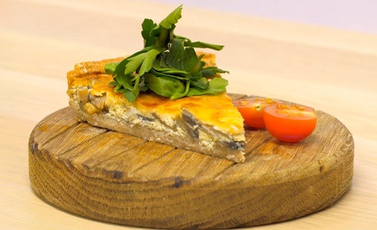 Французский пирог с луком и грибами.Очень вкусный рецепт французского пирога с луком и ...