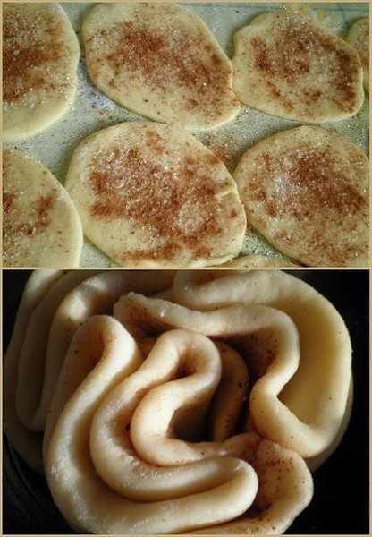 Сдобные булочки .Пекутся они в форме для маффинов,поэтому такая необычная форма - не то булочка,не ... - 4