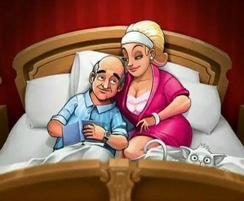 — Сёма, шо-то у меня голова разболелась. Ты шо... опять меня хочешь?))