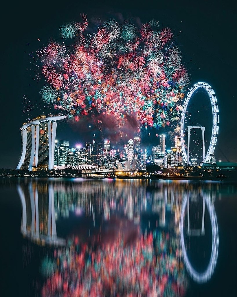 зимний сингапур