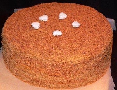 Самый вкусный медовик. Очень нежный, мягкий, сочный медовик с карамельным вкусом Форма 22-24 см ...