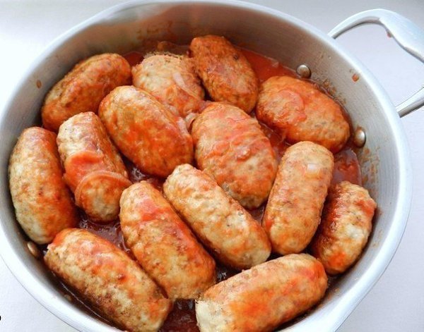 Гречаники. Ингредиенты: - 500 гр мяса (я использовала филе индейки) - 150 гр гречневой крупы - 2 ... - 8