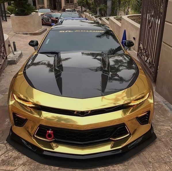 Gold Camaro