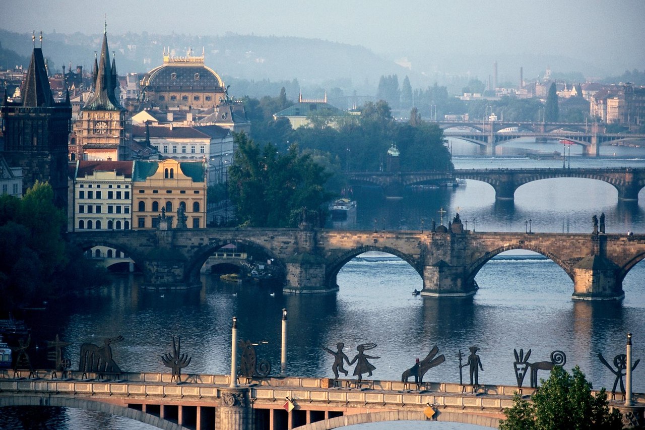 Vltava River Prague , 