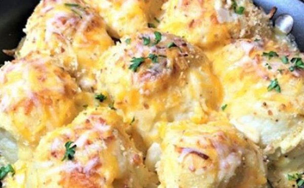 Цветная капуста приготовленная в духовке под сырным соусом.Поверьте,это очень вкусно,попробуйте Вам ...