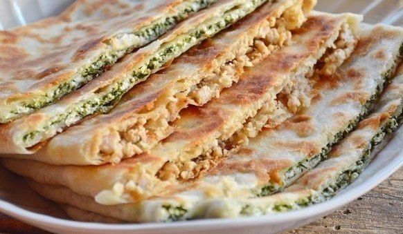 Гёзлеме (Турецкие лепешки с мясом и сыром и шпинатом). Отдыхая в прошлом году с детьми, мы ели их ... - 7