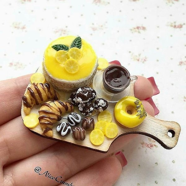 Миниатюрные нарезки — словно настоящие! Респект мастеру. Автор: nicecrumbs (instagram) #креатив@bon - 7