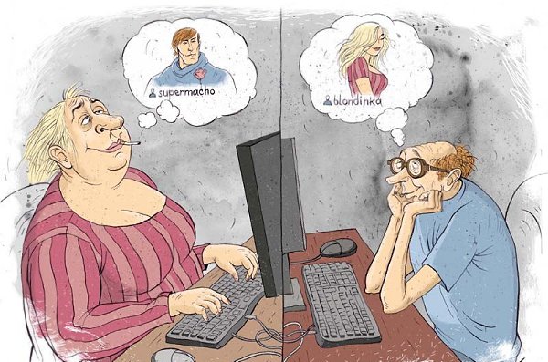 Они ведь даже не встречались... Так...было что-то...пару раз... По вечерам в сети общались - ...