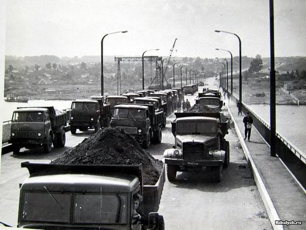 Сентябрь 1970 год.Открытие моста через реку Волгу. Город Кострома