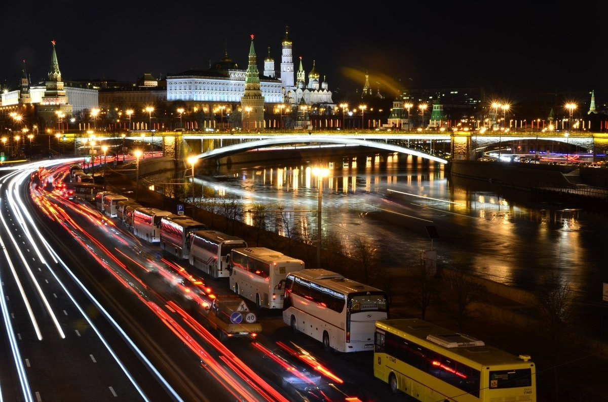 Красивые Фотографии Ночной Москвы