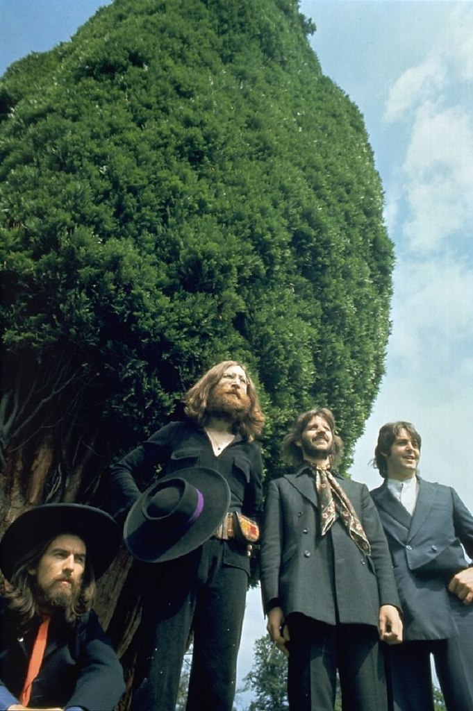 Last photo session of the Beatles on August 22, 1969.  ,    ... ...