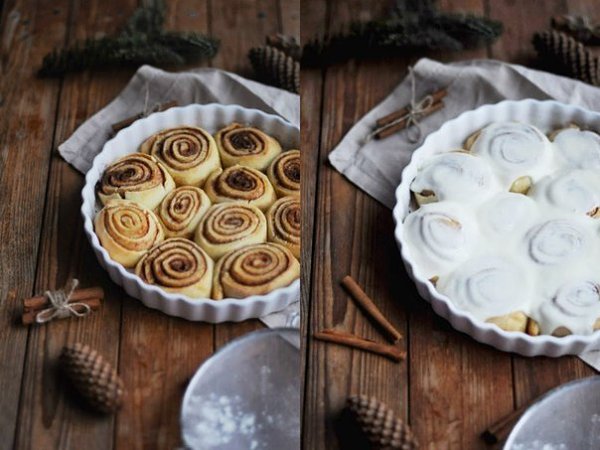 Булочки Cinnabon. .Время приготовления: 60 минут + расстойка Порций: на 9-10 шт. Вам потребуется: 2 ... - 5
