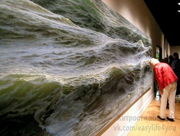 Невероятная иллюзия моря от Ran Ortner. Берегите себя и будьте здоровы! Ставь лайк и делись с ...