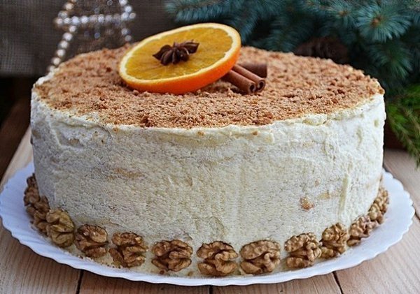 Творожный торт. Этот нежный и очень вкусный домашний торт всегда на моем праздничном столе. Вам ... - 10