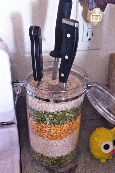 Необычные подставки для ножей на кухню, которые можно сделать своими руками. - 5