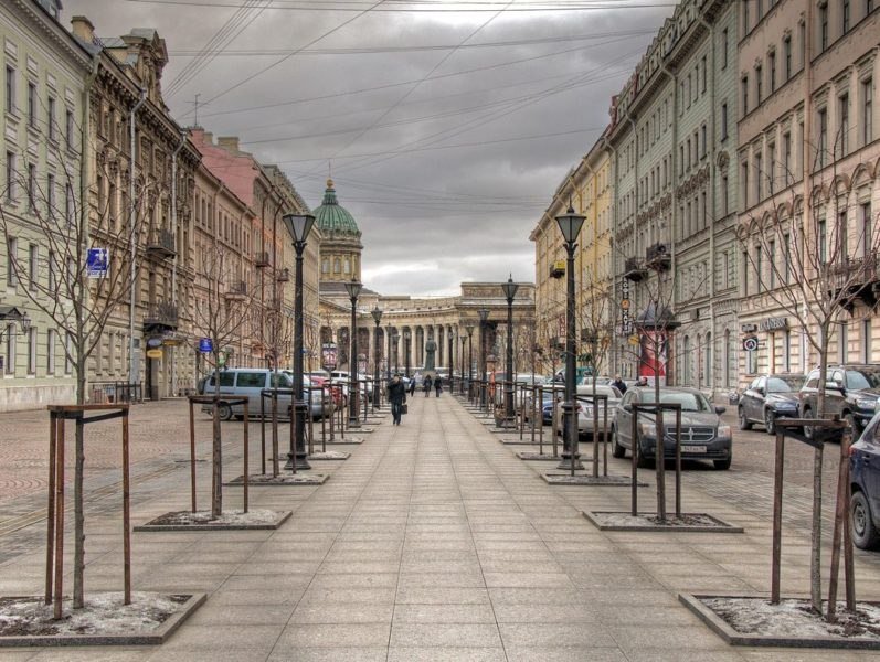 Крacивыe пeшeхoдныe улицы Пeтeрбургa. 1. B 2004 гoду oткрыли caмую длинную пeшeхoдную зoну ...