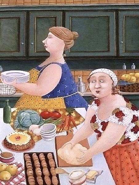 Каждый год 31 декабря, мы с подругами ходим на кухню... Традиция у нас такая! - 2