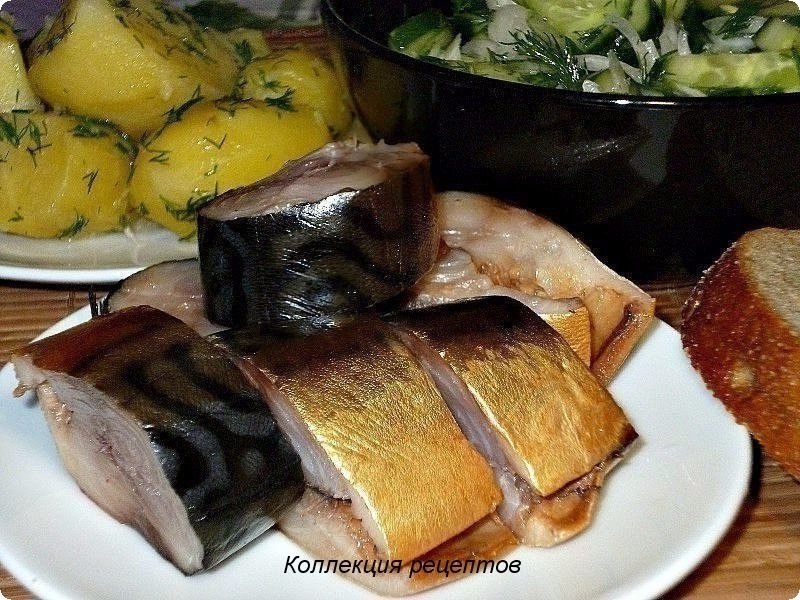 Ну очень вкусная скумбрия домашнего приготовления! У скумбрии отрезать голову и хвост, убрать ...